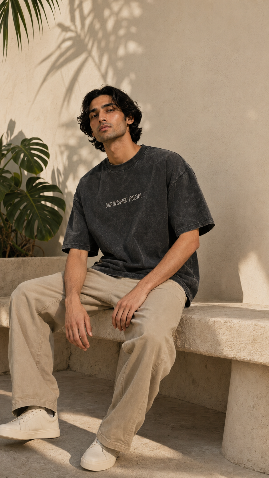The Unfinished Poem Wash Boxy T-Shirt