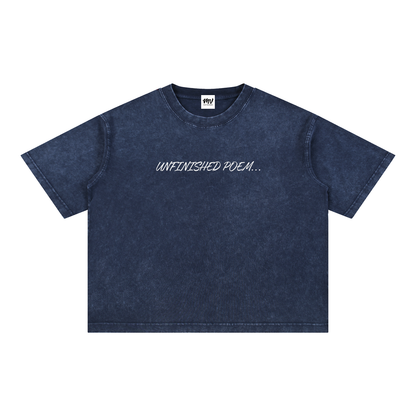 The Unfinished Poem Wash Boxy T-Shirt