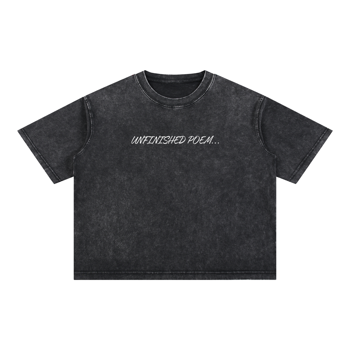 The Unfinished Poem Wash Boxy T-Shirt