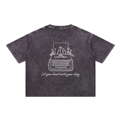 The Unfinished Poem Wash Boxy T-Shirt