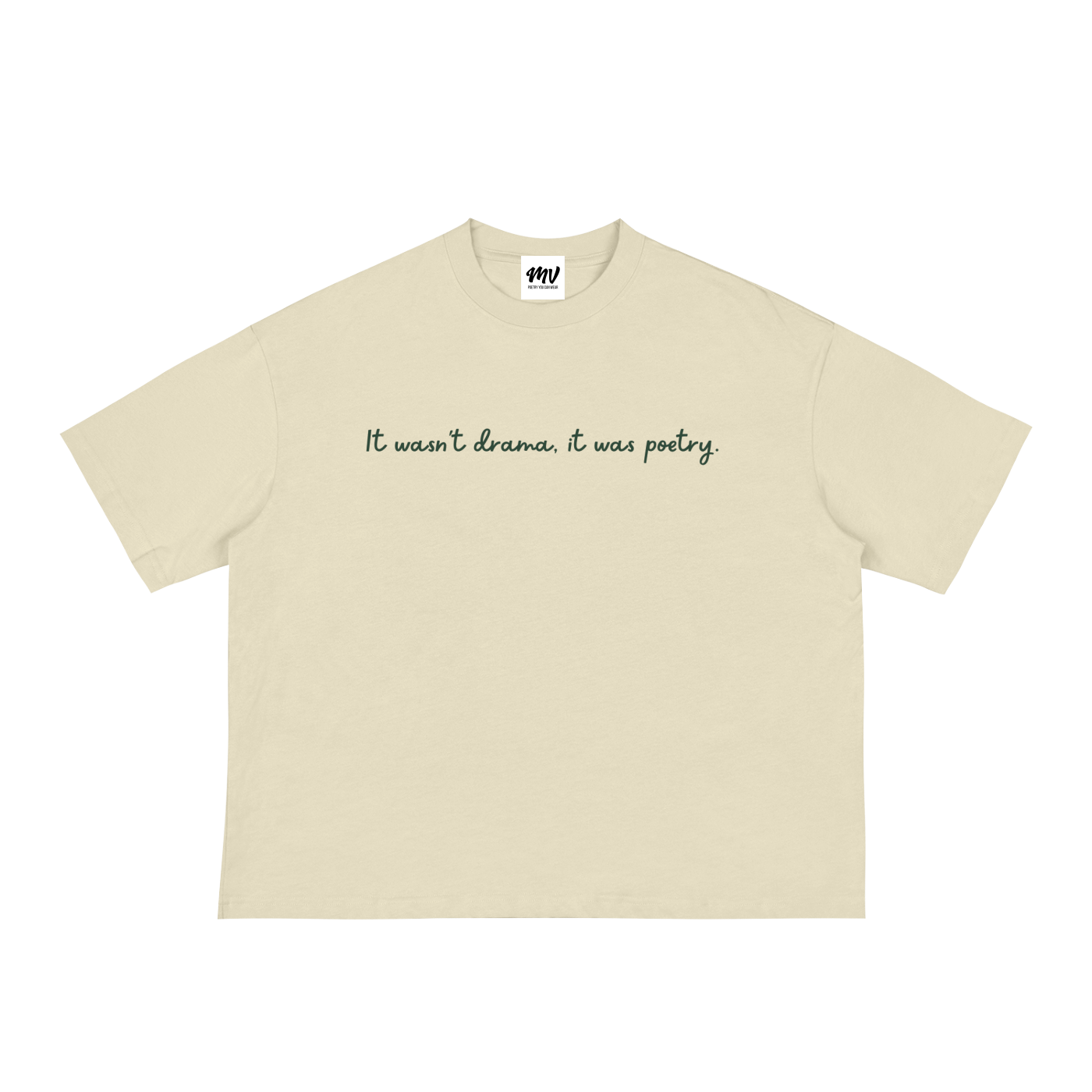 The Poetry in Bloom Loose Boxy T-Shirt
