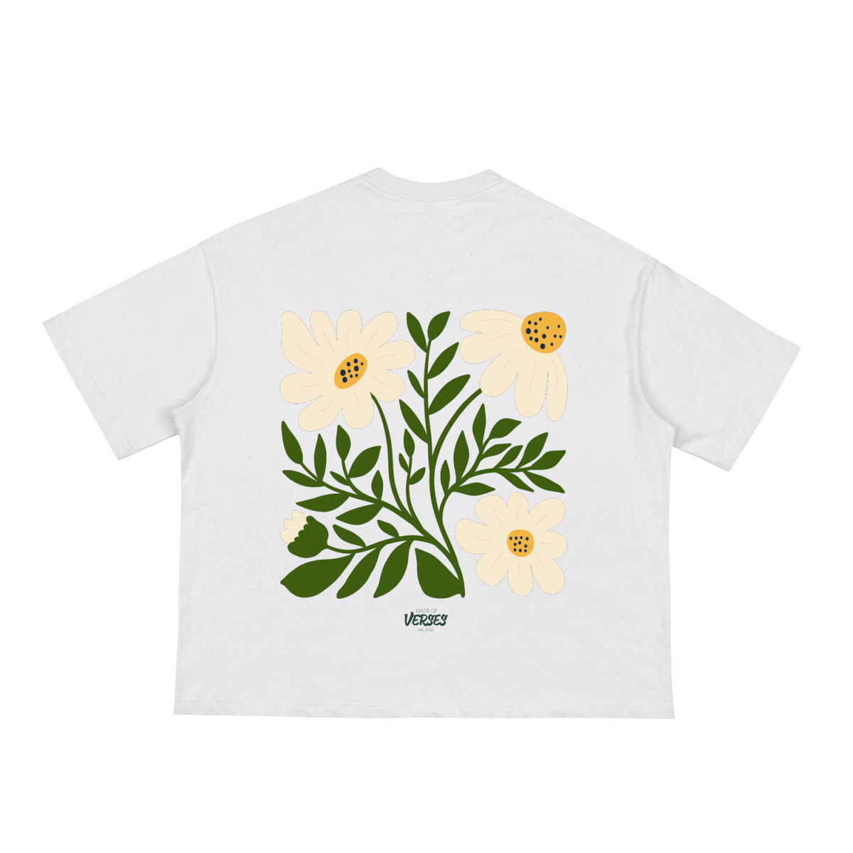 The Poetry in Bloom Loose Boxy T-Shirt