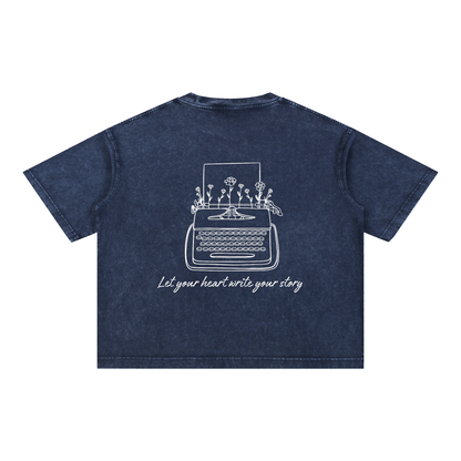 The Unfinished Poem Wash Boxy T-Shirt