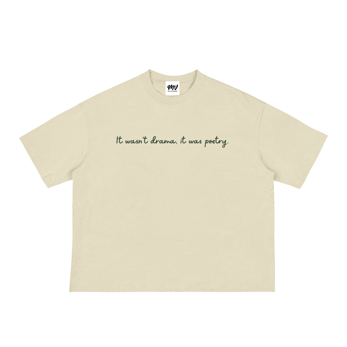 The Poetry in Bloom Loose Boxy T-Shirt