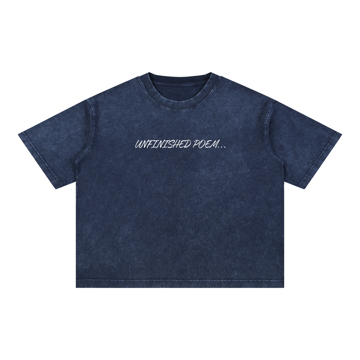 The Unfinished Poem Wash Boxy T-Shirt