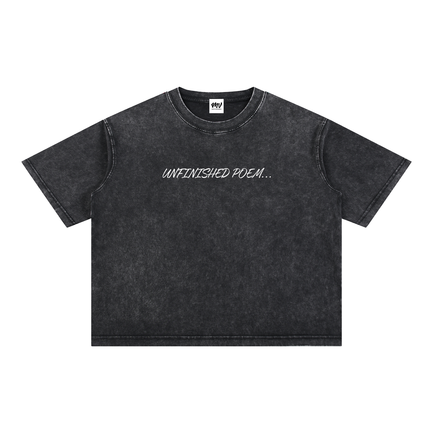 The Unfinished Poem Wash Boxy T-Shirt
