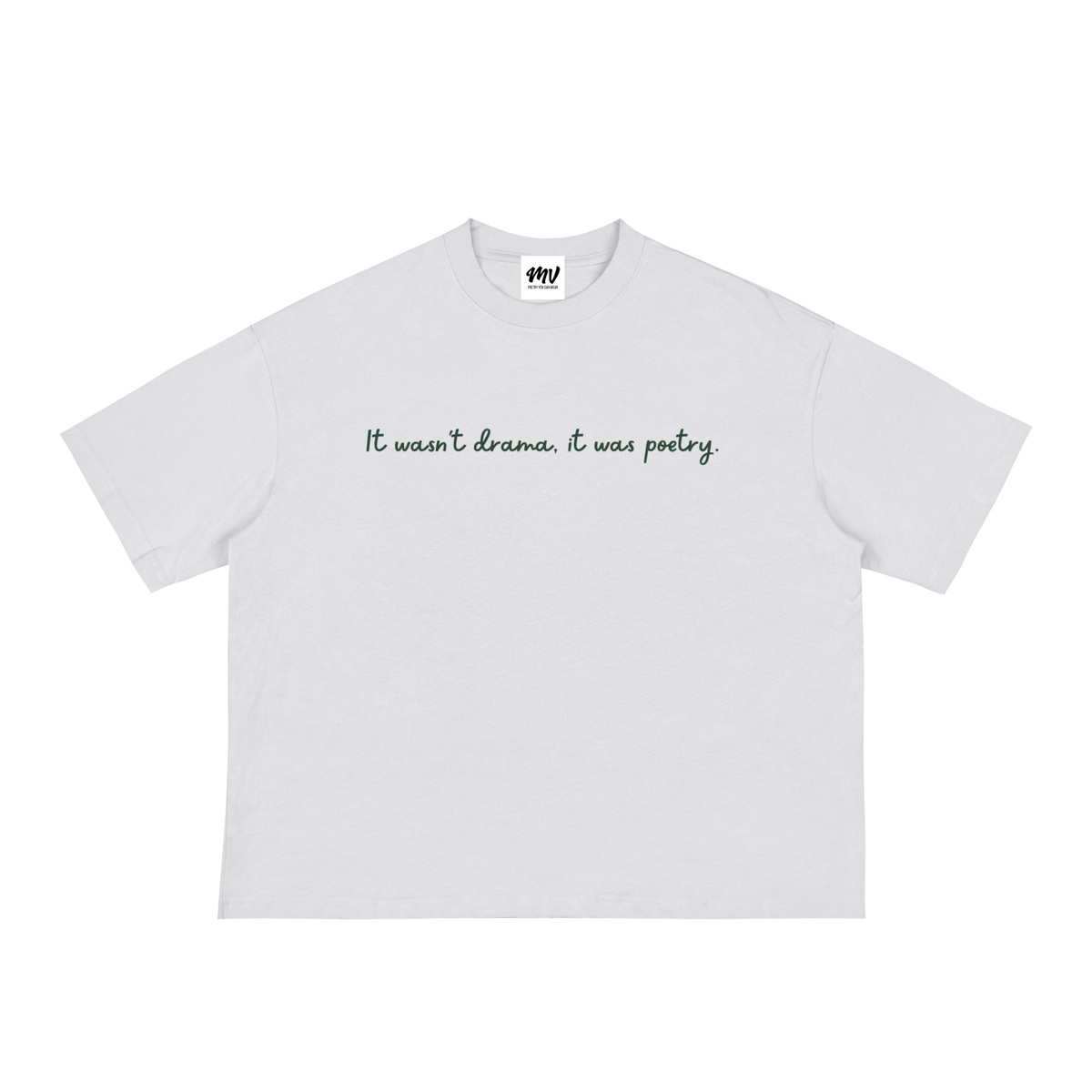 The Poetry in Bloom Loose Boxy T-Shirt