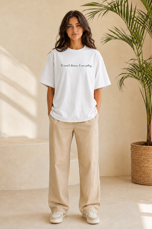 The Poetry in Bloom Loose Boxy T-Shirt